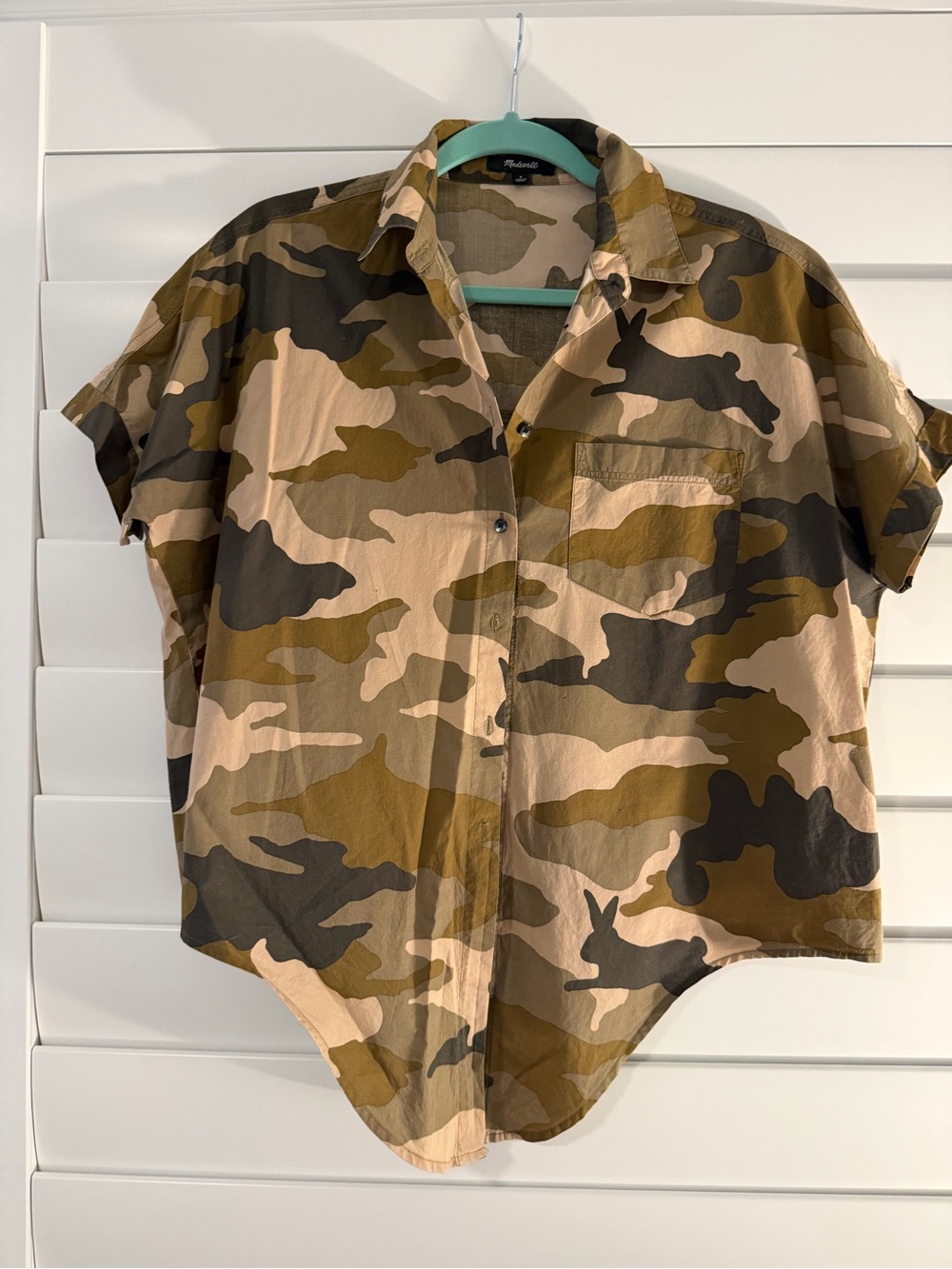 Madewell Bunny Camouflage Button-up Shirt